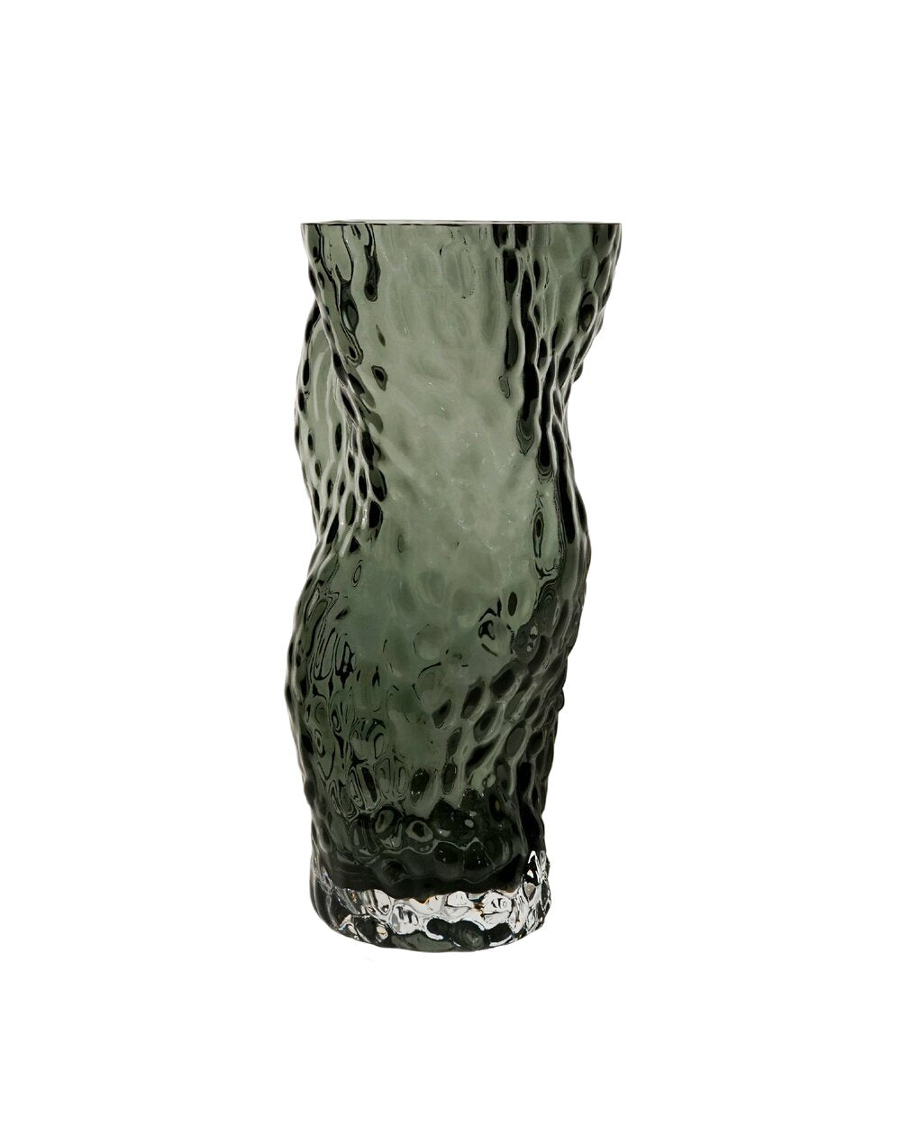 Ostrea Rock Glass vase - Midnight Blue